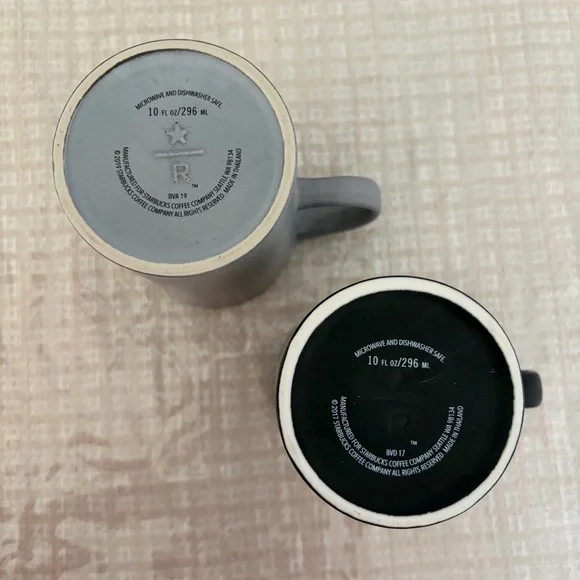 Starbucks Reserve Roastery Seattle Chicago Coffee Mug 10oz SET - Picture 3 of 3